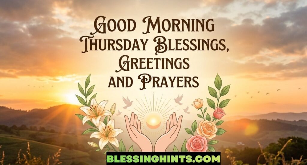 Good Morning Thursday Blessings