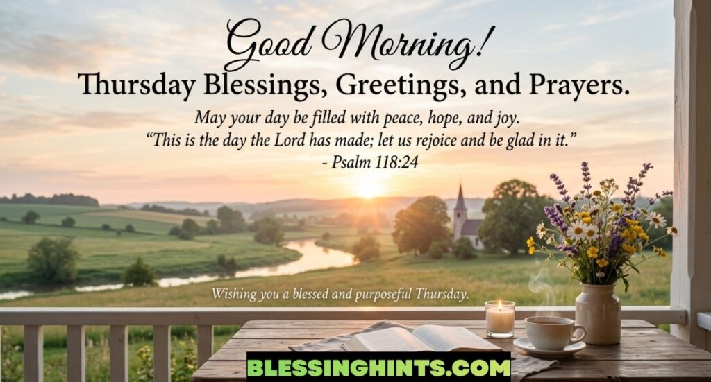Good Morning Thursday Blessings