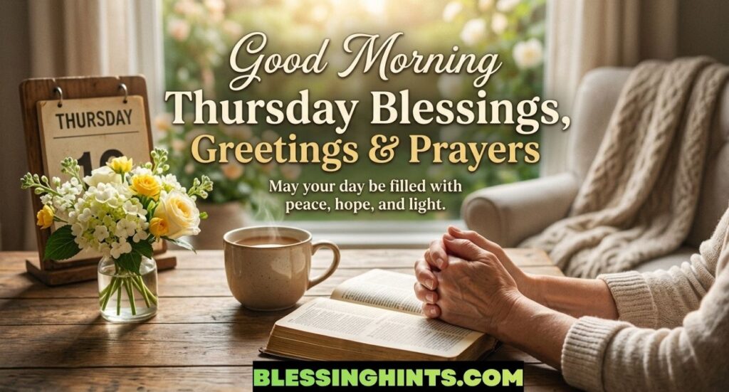 Good Morning Thursday Blessings