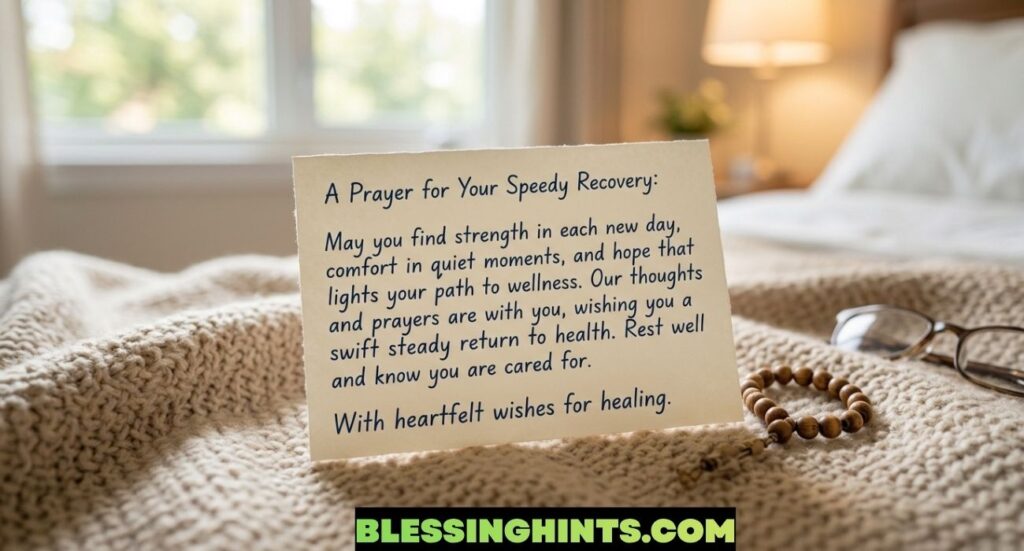 Heartfelt Speedy Recovery Prayer Messages