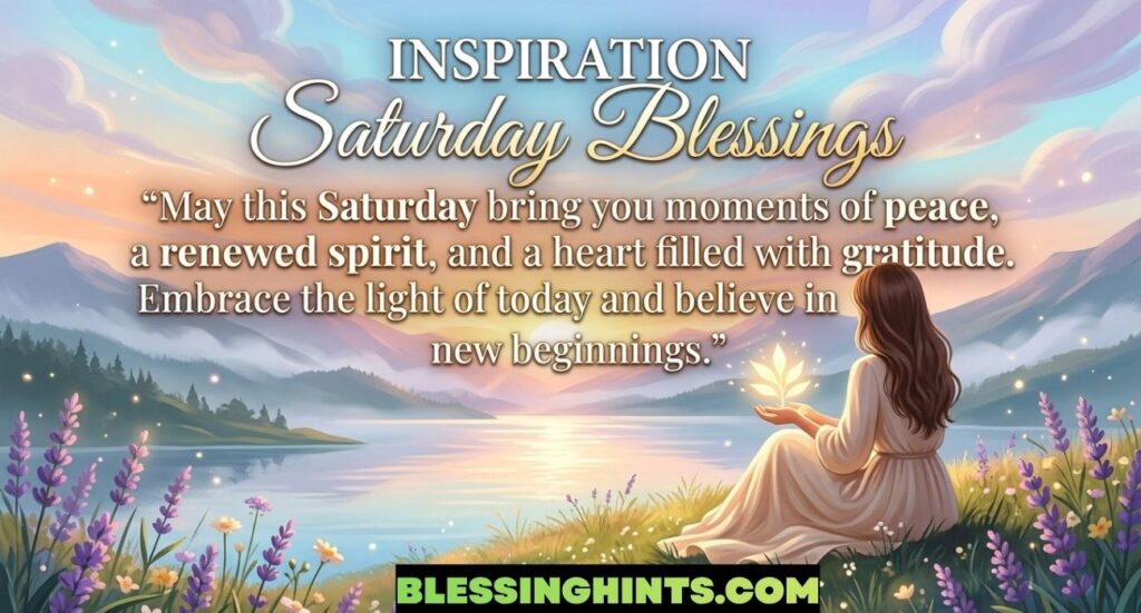 Inspiration Saturday Blessings Images & Quotes