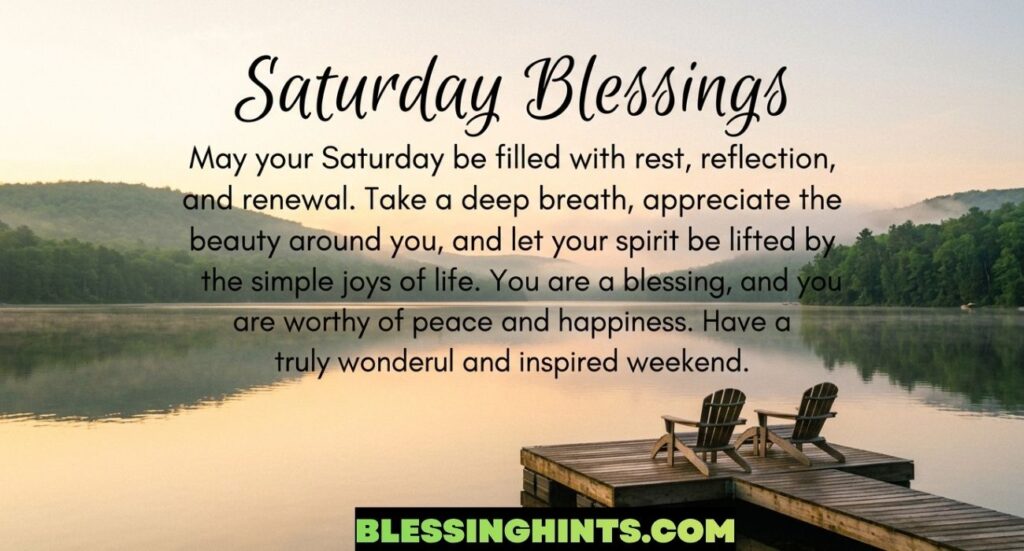 Inspiration Saturday Blessings Images & Quotes