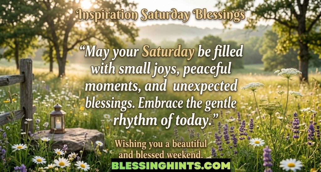 Inspiration Saturday Blessings Images & Quotes