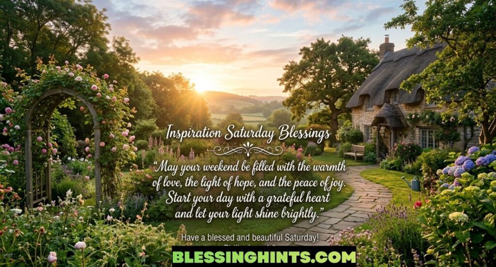 Inspiration Saturday Blessings Images & Quotes