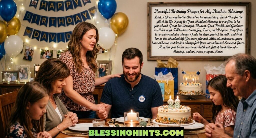 Powerful Birthday Prayer for My Brother