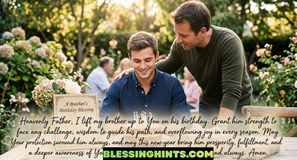 Powerful Birthday Prayer for My Brother