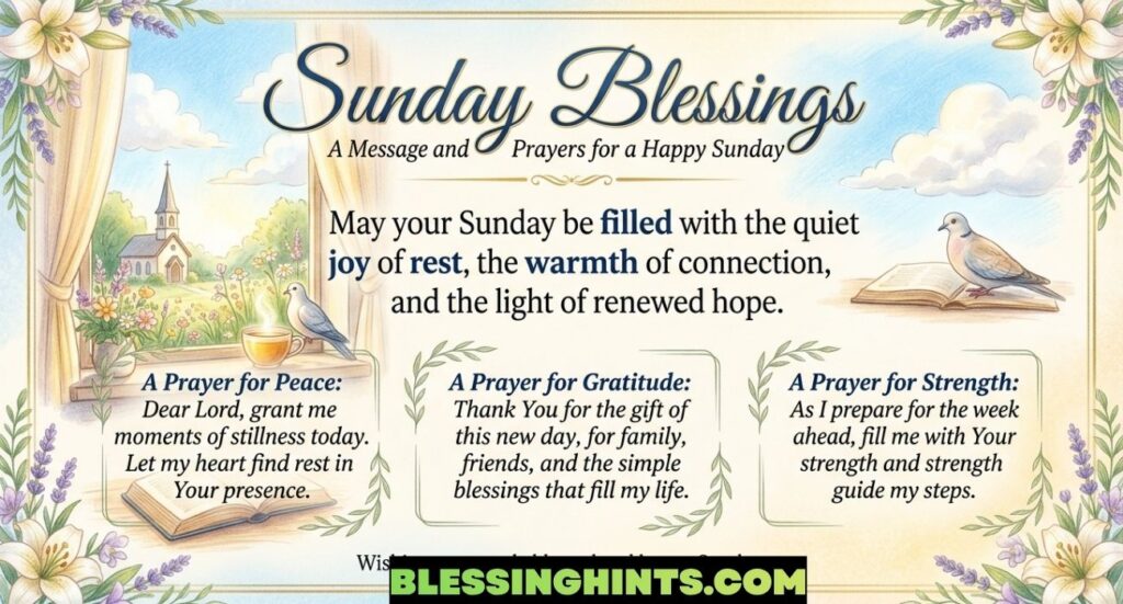 Sunday Blessings Message and Prayers