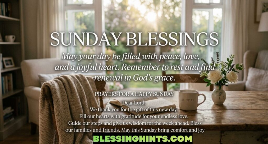 Sunday Blessings Message and Prayers