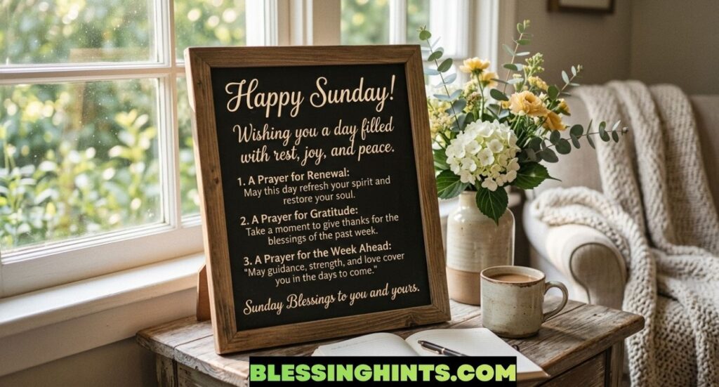 Sunday Blessings Message and Prayers