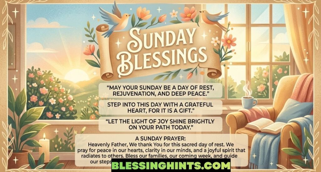 Sunday Blessings Quotes and Prayers